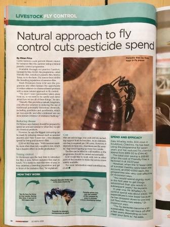 Farmers Weekly Fly Parasites Article